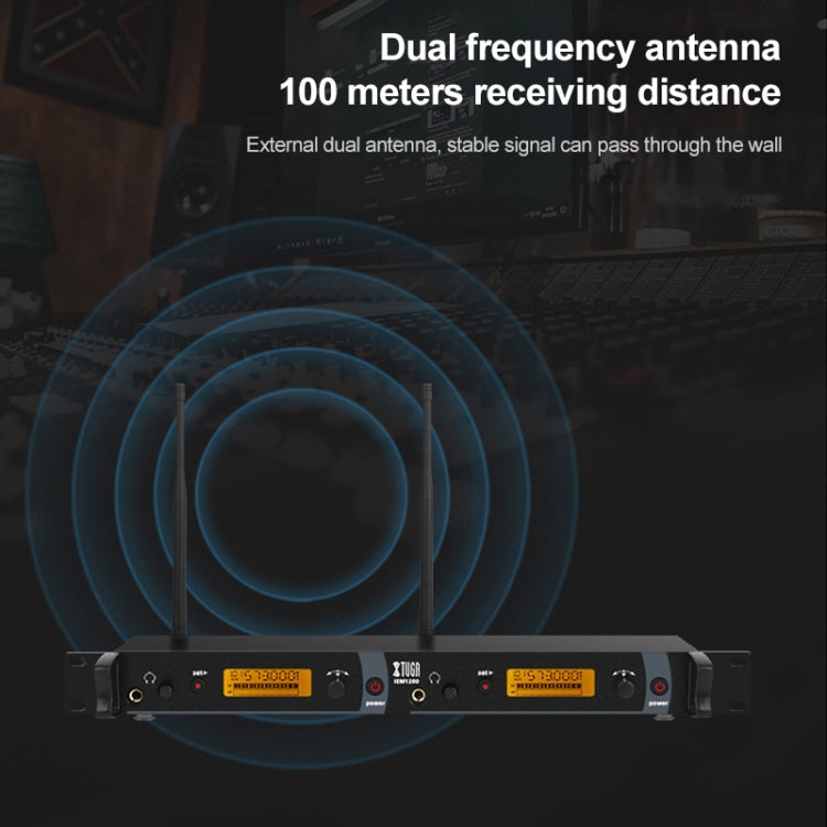 XTUGA IEM1200 Wireless Transmitter 6 Bodypack Stage Singer In-Ear Monitor System, Transmitter 6 Bodypack