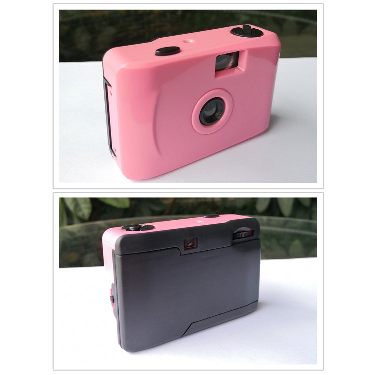 SUC4 Flowers Pattern Retro Film Camera Mini Point-and-shoot Camera for Children 5m Waterproof, Flowers Pattern
