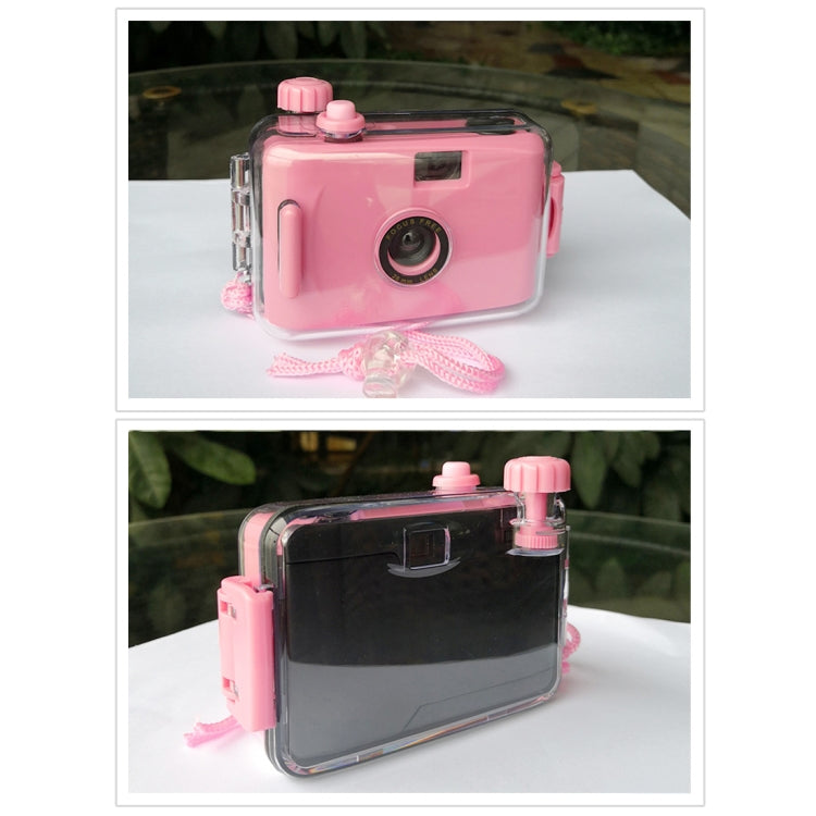 SUC4 Flowers Pattern Retro Film Camera Mini Point-and-shoot Camera for Children 5m Waterproof, Flowers Pattern