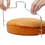 Double wire cake leveler