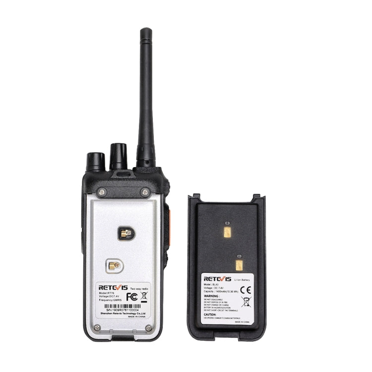 RETEVIS RT76 5W 30CHS GMRS Two Way Radio Handheld Walkie Talkie, US Plug, RT76
