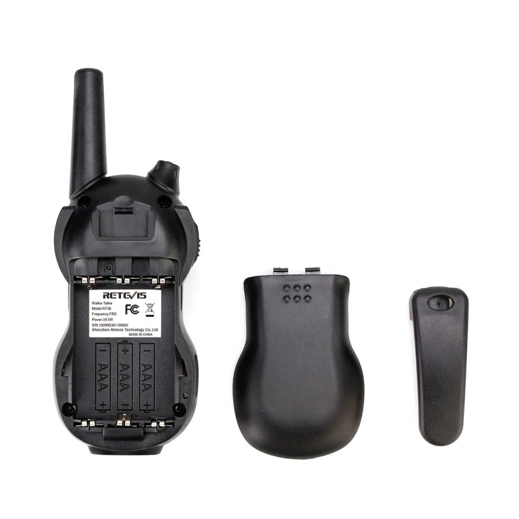 1 Pair RETEVIS RT38 US Frequency 22CHS FRS License-free Children Handheld Walkie Talkie, RT38 (Blue), RT38 (Red)