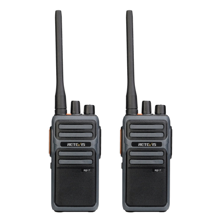 1 Pair RETEVIS RB17 462.5500-462.7250MHz 16CHS FRS License-free Two Way Radio Handheld Walkie Talkie, US Plug, RB17