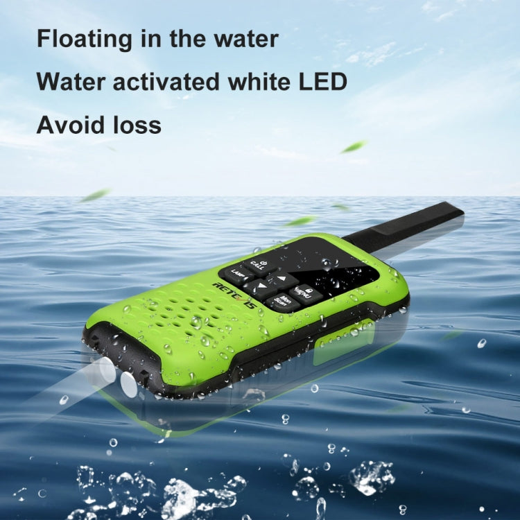1 Pair RETEVIS RB17 462.5500-462.7250MHz 16CHS FRS License-free Two Way Radio Handheld Walkie Talkie, US Plug, RB17