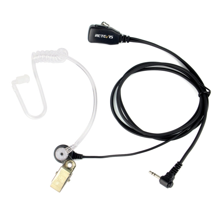 RETEVIS T-001 1 Pin PTT Noise Reduction Covert Air Acoustic Tube Inera Earphone Microphone for Motorola Walkie-Talkie T6200C/T5800/7200/5720, T-001