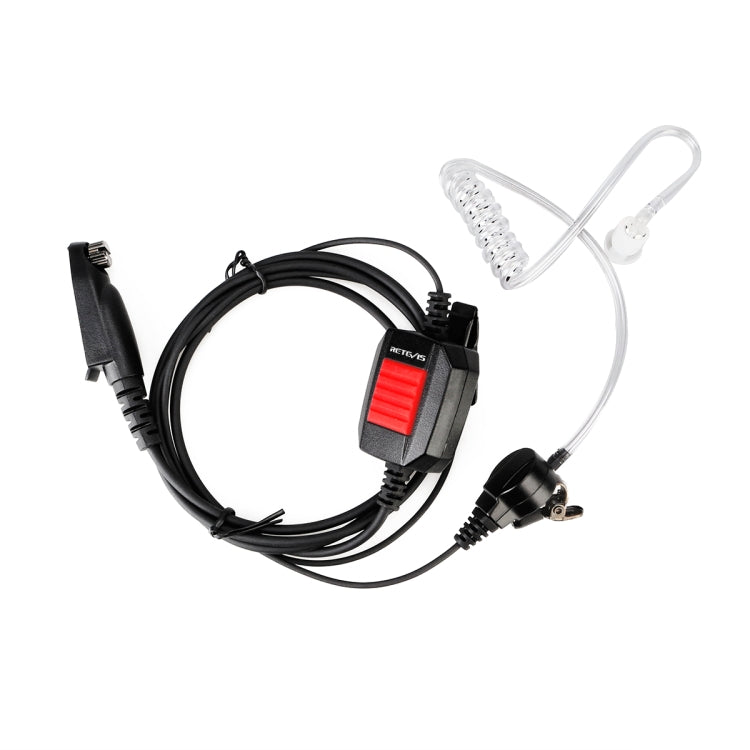 RETEVIS EA110M IP66 Waterproof 6 Pin Stylus PTT Air Guide Earphone Microphone with GP328plus Connector, EA110M