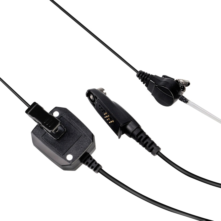 RETEVIS EA110M IP66 Waterproof 6 Pin Stylus PTT Air Guide Earphone Microphone with GP328plus Connector, EA110M