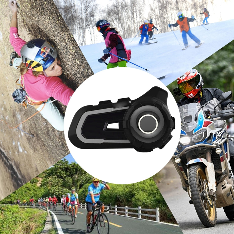 WUPP Bluetooth 5.1 S2 Motorcycle Helmet Full Duplex Bluetooth Intercom Headset Earphone