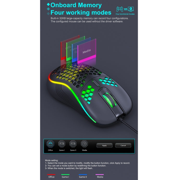 iMICE T98 RGB Lighting Gaming Wired Mouse, T98