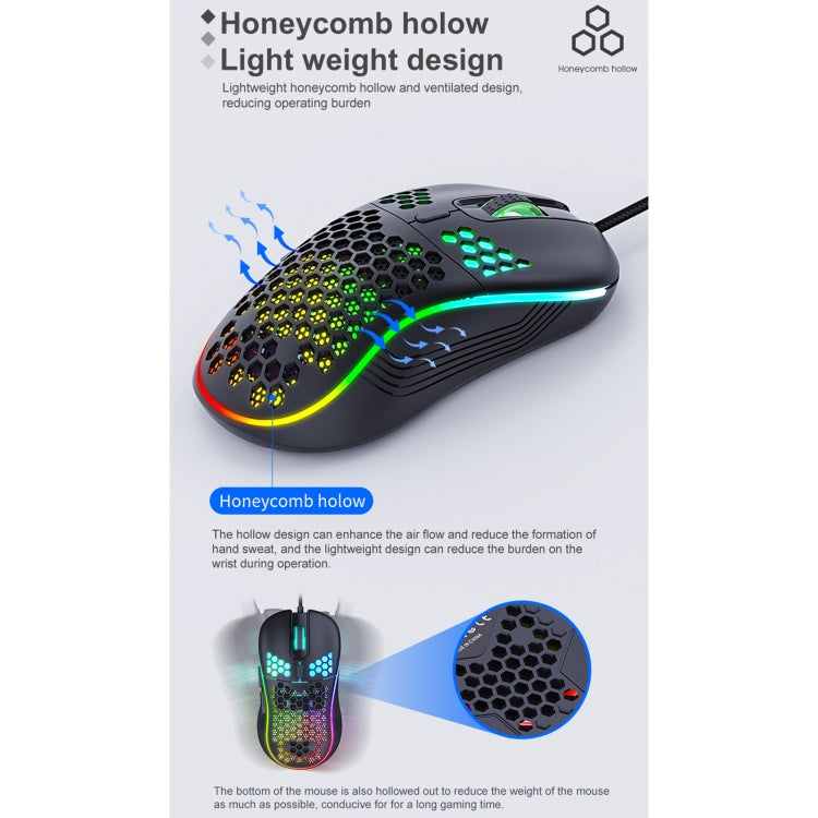 iMICE T98 RGB Lighting Gaming Wired Mouse, T98