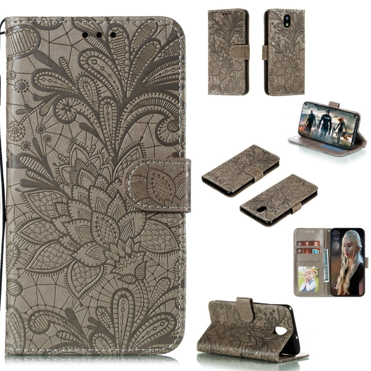 Lace Flower Horizontal Flip Leather Case with Holder & Card Slots & Wallet & Photo Frame, For LG K30, For Sony Xperia 5, For Nokia 7.2, For Huawei Honor Play 3, For Galaxy A70s, For Galaxy A90 5G, For Xiaomi Mi 9 Pro