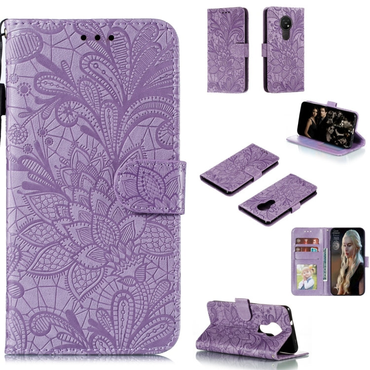 Lace Flower Horizontal Flip Leather Case with Holder & Card Slots & Wallet & Photo Frame, For LG K30, For Sony Xperia 5, For Nokia 7.2, For Huawei Honor Play 3, For Galaxy A70s, For Galaxy A90 5G, For Xiaomi Mi 9 Pro