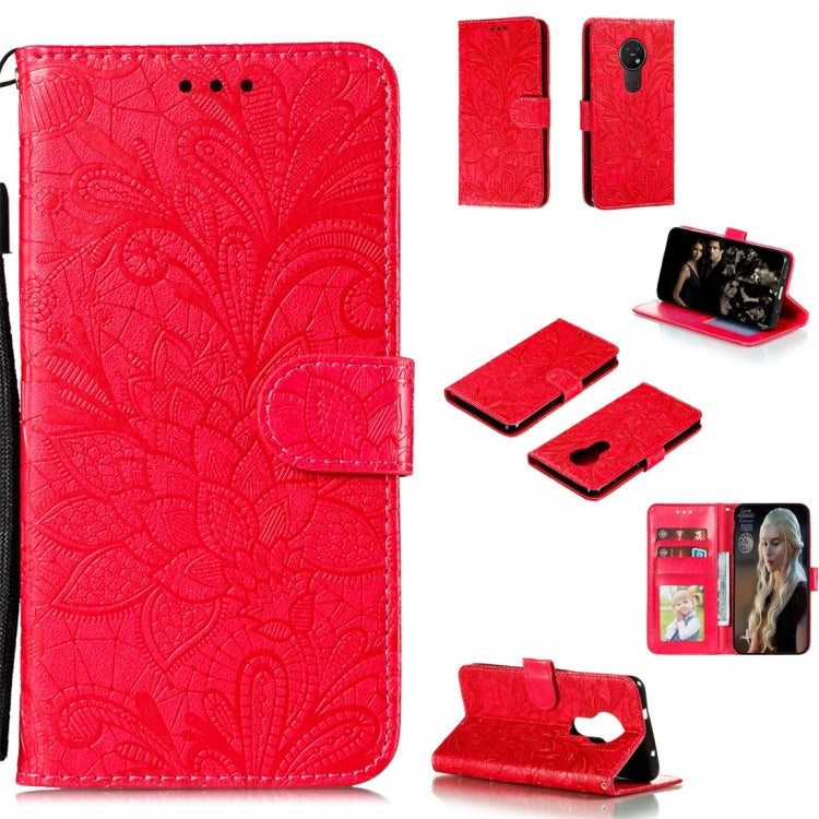 Lace Flower Horizontal Flip Leather Case with Holder & Card Slots & Wallet & Photo Frame, For LG K30, For Sony Xperia 5, For Nokia 7.2, For Huawei Honor Play 3, For Galaxy A70s, For Galaxy A90 5G, For Xiaomi Mi 9 Pro