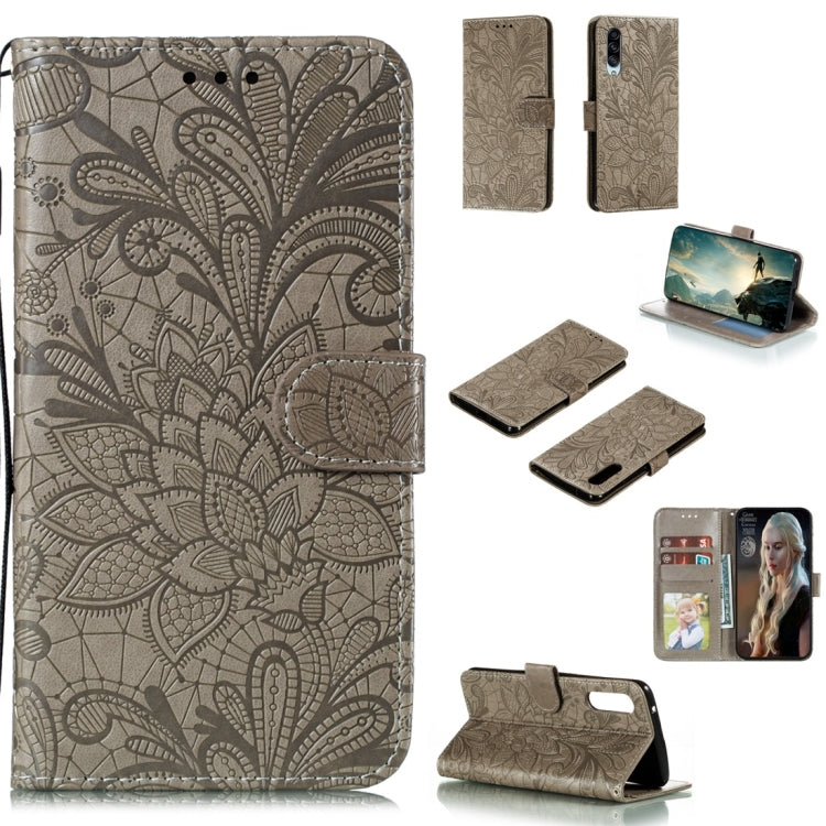 Lace Flower Horizontal Flip Leather Case with Holder & Card Slots & Wallet & Photo Frame, For LG K30, For Sony Xperia 5, For Nokia 7.2, For Huawei Honor Play 3, For Galaxy A70s, For Galaxy A90 5G, For Xiaomi Mi 9 Pro