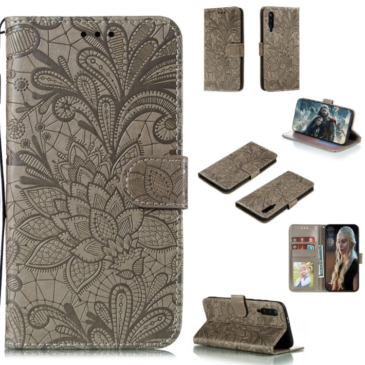 Lace Flower Horizontal Flip Leather Case with Holder & Card Slots & Wallet & Photo Frame, For LG K30, For Sony Xperia 5, For Nokia 7.2, For Huawei Honor Play 3, For Galaxy A70s, For Galaxy A90 5G, For Xiaomi Mi 9 Pro