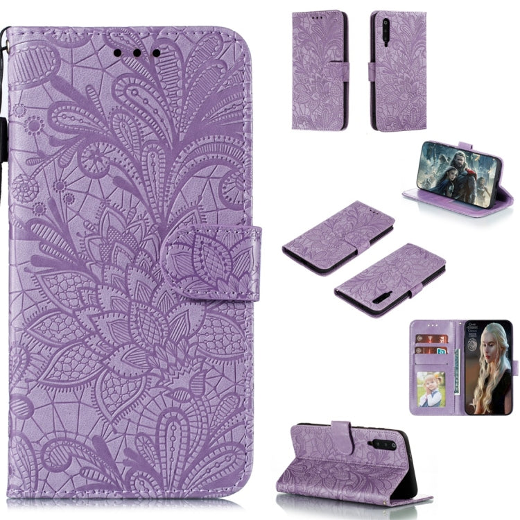 Lace Flower Horizontal Flip Leather Case with Holder & Card Slots & Wallet & Photo Frame, For LG K30, For Sony Xperia 5, For Nokia 7.2, For Huawei Honor Play 3, For Galaxy A70s, For Galaxy A90 5G, For Xiaomi Mi 9 Pro