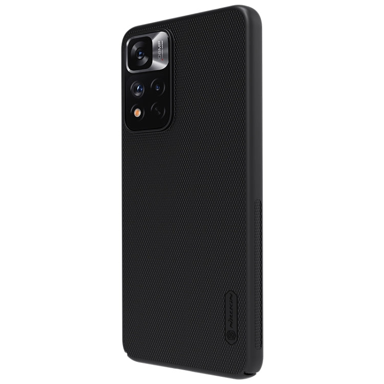 For Xiaomi Redmi Note 11 Pro Glogal / 11 Pro Glogal 5G / 11 Pro+ 5G India / 11E Pro 5G NILLKIN Frosted Concave-convex Texture PC Case (Black), For Xiaomi Redmi Note 11 Pro Glogal