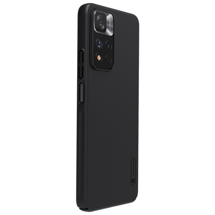 For Xiaomi Redmi Note 11 Pro Glogal / 11 Pro Glogal 5G / 11 Pro+ 5G India / 11E Pro 5G NILLKIN Frosted Concave-convex Texture PC Case (Black), For Xiaomi Redmi Note 11 Pro Glogal