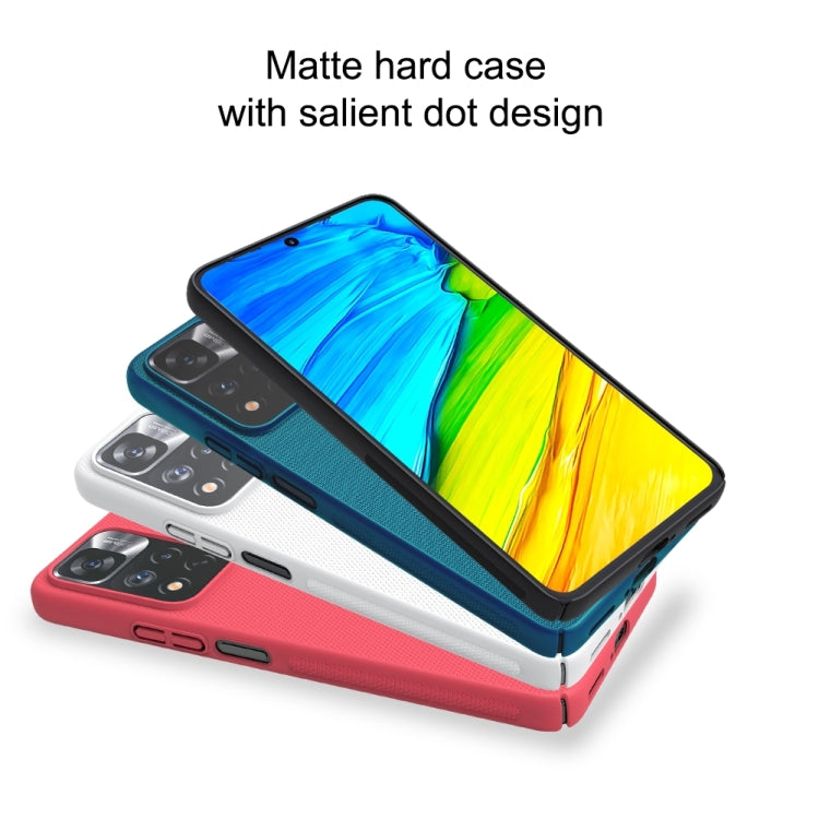 For Xiaomi Redmi Note 11 Pro Glogal / 11 Pro Glogal 5G / 11 Pro+ 5G India / 11E Pro 5G NILLKIN Frosted Concave-convex Texture PC Case (Black), For Xiaomi Redmi Note 11 Pro Glogal