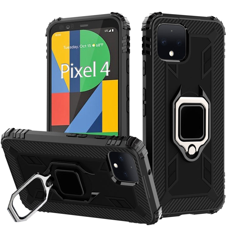 Carbon Fiber Protective Case with 360 Degree Rotating Ring Holder, For Google Pixel 4, For Google Pixel 4 XL, For Huawei Mate 30 Pro, For Huawei Mate 30, For iPhone 11 Pro, For iPhone 11 Pro Max, For iPhone 6 / 7 / 8, For iPhone 6 Plus / 7 Plus / 8 Plu...