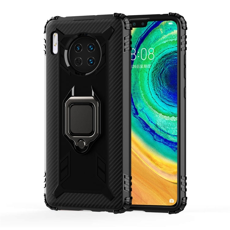 Carbon Fiber Protective Case with 360 Degree Rotating Ring Holder, For Google Pixel 4, For Google Pixel 4 XL, For Huawei Mate 30 Pro, For Huawei Mate 30, For iPhone 11 Pro, For iPhone 11 Pro Max, For iPhone 6 / 7 / 8, For iPhone 6 Plus / 7 Plus / 8 Plu...
