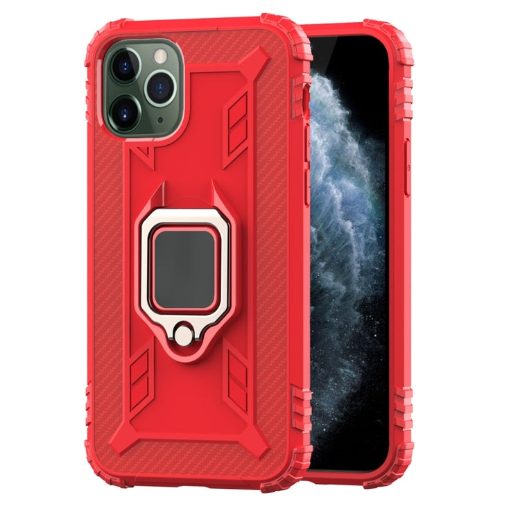 Carbon Fiber Protective Case with 360 Degree Rotating Ring Holder, For Google Pixel 4, For Google Pixel 4 XL, For Huawei Mate 30 Pro, For Huawei Mate 30, For iPhone 11 Pro, For iPhone 11 Pro Max, For iPhone 6 / 7 / 8, For iPhone 6 Plus / 7 Plus / 8 Plu...