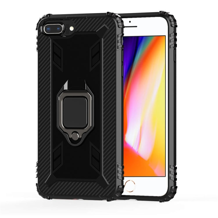 Carbon Fiber Protective Case with 360 Degree Rotating Ring Holder, For Google Pixel 4, For Google Pixel 4 XL, For Huawei Mate 30 Pro, For Huawei Mate 30, For iPhone 11 Pro, For iPhone 11 Pro Max, For iPhone 6 / 7 / 8, For iPhone 6 Plus / 7 Plus / 8 Plu...