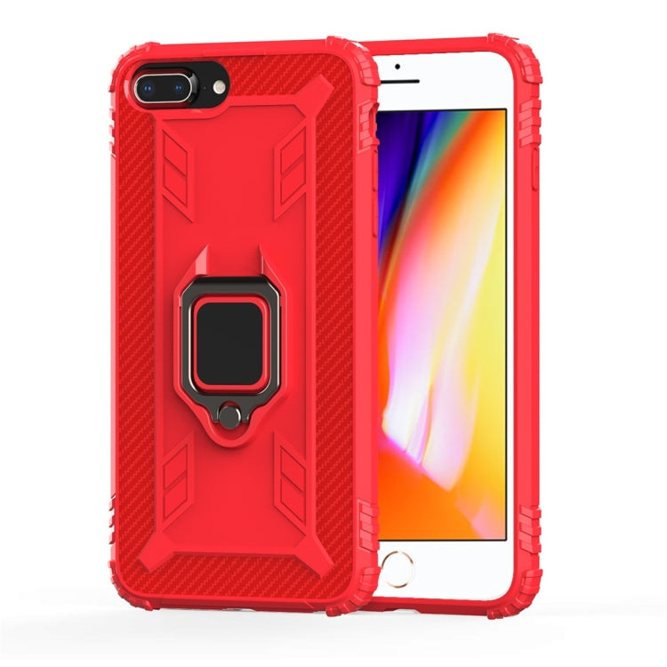 Carbon Fiber Protective Case with 360 Degree Rotating Ring Holder, For Google Pixel 4, For Google Pixel 4 XL, For Huawei Mate 30 Pro, For Huawei Mate 30, For iPhone 11 Pro, For iPhone 11 Pro Max, For iPhone 6 / 7 / 8, For iPhone 6 Plus / 7 Plus / 8 Plu...