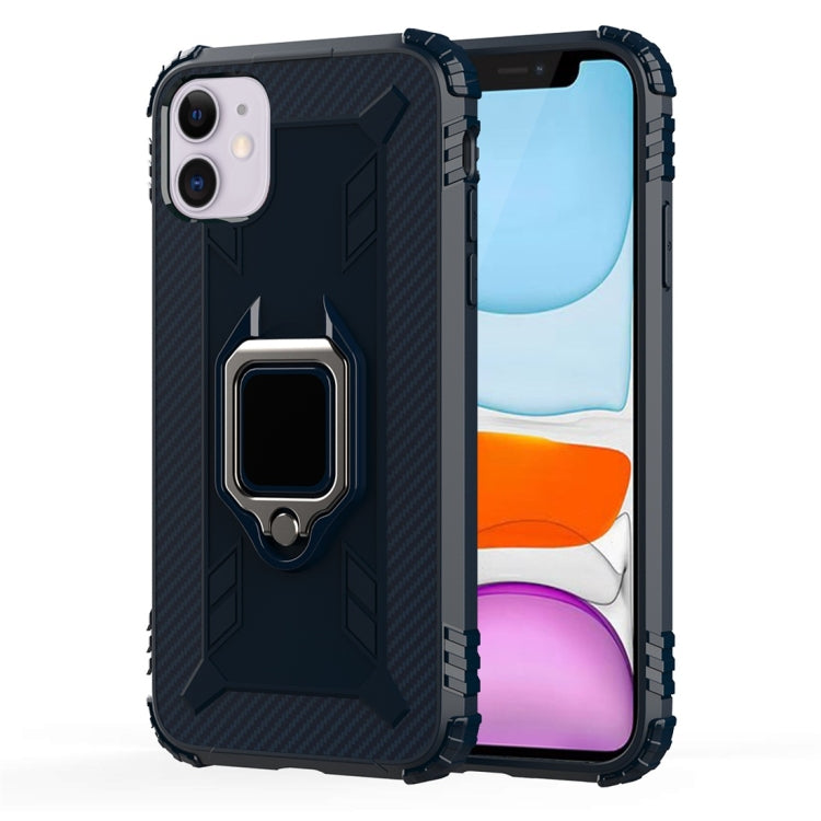 Carbon Fiber Protective Case with 360 Degree Rotating Ring Holder, For Google Pixel 4, For Google Pixel 4 XL, For Huawei Mate 30 Pro, For Huawei Mate 30, For iPhone 11 Pro, For iPhone 11 Pro Max, For iPhone 6 / 7 / 8, For iPhone 6 Plus / 7 Plus / 8 Plu...