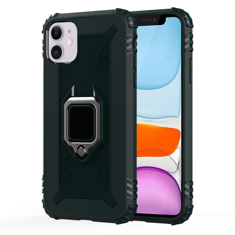 Carbon Fiber Protective Case with 360 Degree Rotating Ring Holder, For Google Pixel 4, For Google Pixel 4 XL, For Huawei Mate 30 Pro, For Huawei Mate 30, For iPhone 11 Pro, For iPhone 11 Pro Max, For iPhone 6 / 7 / 8, For iPhone 6 Plus / 7 Plus / 8 Plu...