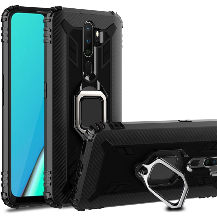 Carbon Fiber Protective Case with 360 Degree Rotating Ring Holder, For OPPO A9 (2020), For OPPO Realme 5 Pro, For OPPO Realme 5, For OPPO Realme XT, For Xiaomi Mi CC9 Pro / Note 10, For Xiaomi Redmi Note 8T, For Xiaomi Redmi 8, For Xiaomi Redmi Note 8 ...