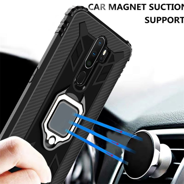 Carbon Fiber Protective Case with 360 Degree Rotating Ring Holder, For OPPO A9 (2020), For OPPO Realme 5 Pro, For OPPO Realme 5, For OPPO Realme XT, For Xiaomi Mi CC9 Pro / Note 10, For Xiaomi Redmi Note 8T, For Xiaomi Redmi 8, For Xiaomi Redmi Note 8 ...