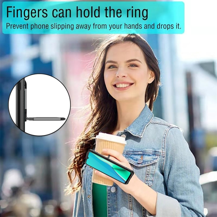 Carbon Fiber Protective Case with 360 Degree Rotating Ring Holder, For OPPO A9 (2020), For OPPO Realme 5 Pro, For OPPO Realme 5, For OPPO Realme XT, For Xiaomi Mi CC9 Pro / Note 10, For Xiaomi Redmi Note 8T, For Xiaomi Redmi 8, For Xiaomi Redmi Note 8 ...