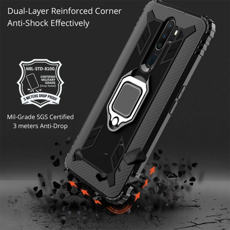 Carbon Fiber Protective Case with 360 Degree Rotating Ring Holder, For OPPO A9 (2020), For OPPO Realme 5 Pro, For OPPO Realme 5, For OPPO Realme XT, For Xiaomi Mi CC9 Pro / Note 10, For Xiaomi Redmi Note 8T, For Xiaomi Redmi 8, For Xiaomi Redmi Note 8 ...