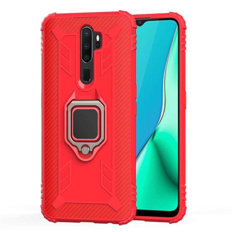 Carbon Fiber Protective Case with 360 Degree Rotating Ring Holder, For OPPO A9 (2020), For OPPO Realme 5 Pro, For OPPO Realme 5, For OPPO Realme XT, For Xiaomi Mi CC9 Pro / Note 10, For Xiaomi Redmi Note 8T, For Xiaomi Redmi 8, For Xiaomi Redmi Note 8 ...