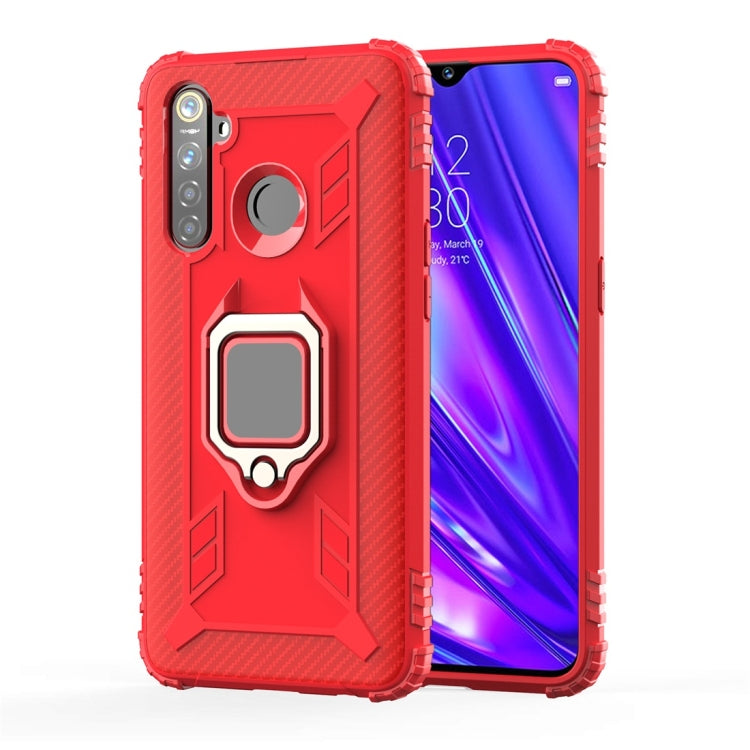 Carbon Fiber Protective Case with 360 Degree Rotating Ring Holder, For OPPO A9 (2020), For OPPO Realme 5 Pro, For OPPO Realme 5, For OPPO Realme XT, For Xiaomi Mi CC9 Pro / Note 10, For Xiaomi Redmi Note 8T, For Xiaomi Redmi 8, For Xiaomi Redmi Note 8 ...