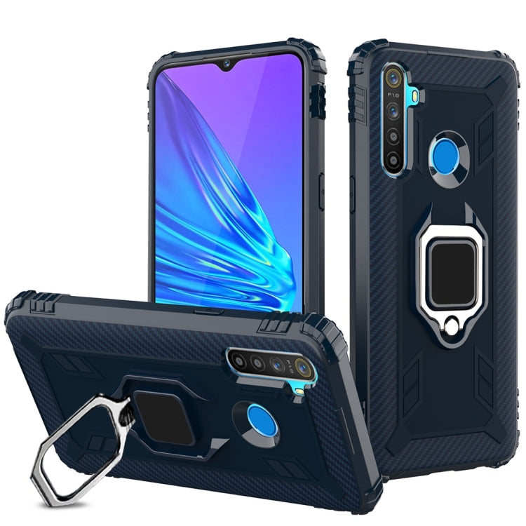 Carbon Fiber Protective Case with 360 Degree Rotating Ring Holder, For OPPO A9 (2020), For OPPO Realme 5 Pro, For OPPO Realme 5, For OPPO Realme XT, For Xiaomi Mi CC9 Pro / Note 10, For Xiaomi Redmi Note 8T, For Xiaomi Redmi 8, For Xiaomi Redmi Note 8 ...