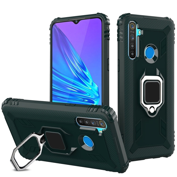 Carbon Fiber Protective Case with 360 Degree Rotating Ring Holder, For OPPO A9 (2020), For OPPO Realme 5 Pro, For OPPO Realme 5, For OPPO Realme XT, For Xiaomi Mi CC9 Pro / Note 10, For Xiaomi Redmi Note 8T, For Xiaomi Redmi 8, For Xiaomi Redmi Note 8 ...