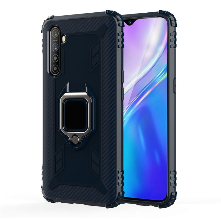 Carbon Fiber Protective Case with 360 Degree Rotating Ring Holder, For OPPO A9 (2020), For OPPO Realme 5 Pro, For OPPO Realme 5, For OPPO Realme XT, For Xiaomi Mi CC9 Pro / Note 10, For Xiaomi Redmi Note 8T, For Xiaomi Redmi 8, For Xiaomi Redmi Note 8 ...