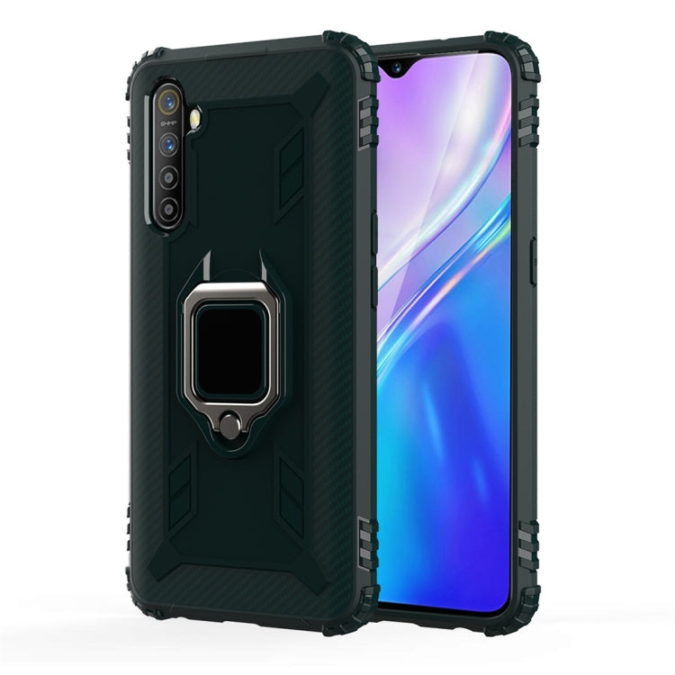 Carbon Fiber Protective Case with 360 Degree Rotating Ring Holder, For OPPO A9 (2020), For OPPO Realme 5 Pro, For OPPO Realme 5, For OPPO Realme XT, For Xiaomi Mi CC9 Pro / Note 10, For Xiaomi Redmi Note 8T, For Xiaomi Redmi 8, For Xiaomi Redmi Note 8 ...