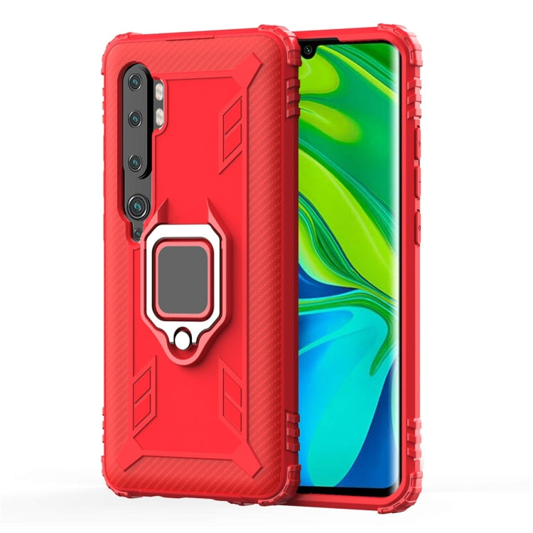 Carbon Fiber Protective Case with 360 Degree Rotating Ring Holder, For OPPO A9 (2020), For OPPO Realme 5 Pro, For OPPO Realme 5, For OPPO Realme XT, For Xiaomi Mi CC9 Pro / Note 10, For Xiaomi Redmi Note 8T, For Xiaomi Redmi 8, For Xiaomi Redmi Note 8 ...