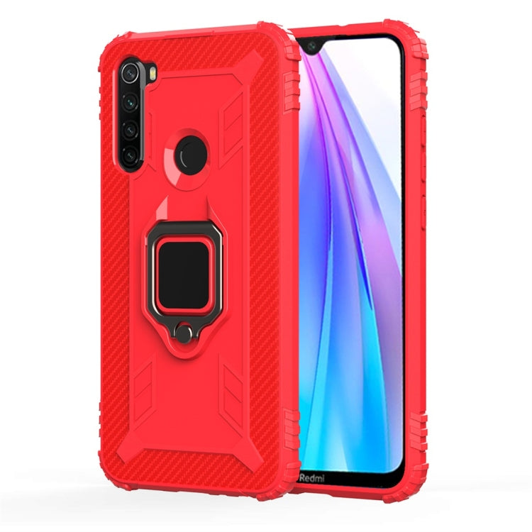 Carbon Fiber Protective Case with 360 Degree Rotating Ring Holder, For OPPO A9 (2020), For OPPO Realme 5 Pro, For OPPO Realme 5, For OPPO Realme XT, For Xiaomi Mi CC9 Pro / Note 10, For Xiaomi Redmi Note 8T, For Xiaomi Redmi 8, For Xiaomi Redmi Note 8 ...