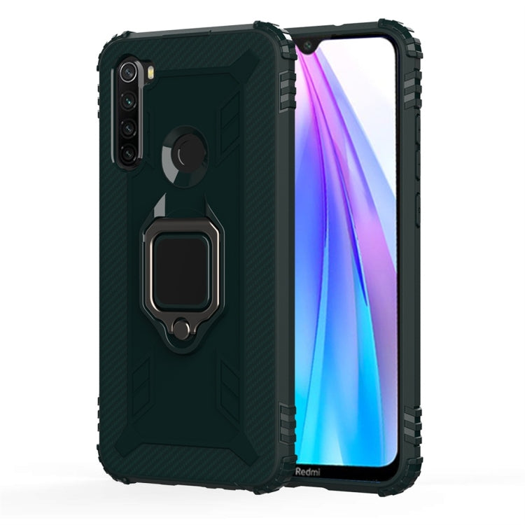 Carbon Fiber Protective Case with 360 Degree Rotating Ring Holder, For OPPO A9 (2020), For OPPO Realme 5 Pro, For OPPO Realme 5, For OPPO Realme XT, For Xiaomi Mi CC9 Pro / Note 10, For Xiaomi Redmi Note 8T, For Xiaomi Redmi 8, For Xiaomi Redmi Note 8 ...