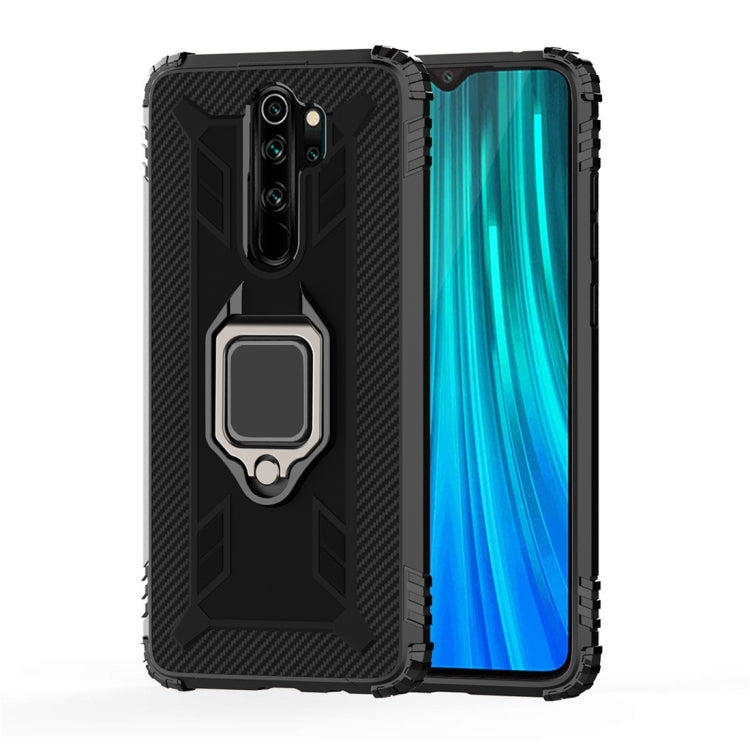Carbon Fiber Protective Case with 360 Degree Rotating Ring Holder, For OPPO A9 (2020), For OPPO Realme 5 Pro, For OPPO Realme 5, For OPPO Realme XT, For Xiaomi Mi CC9 Pro / Note 10, For Xiaomi Redmi Note 8T, For Xiaomi Redmi 8, For Xiaomi Redmi Note 8 ...