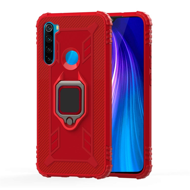 Carbon Fiber Protective Case with 360 Degree Rotating Ring Holder, For OPPO A9 (2020), For OPPO Realme 5 Pro, For OPPO Realme 5, For OPPO Realme XT, For Xiaomi Mi CC9 Pro / Note 10, For Xiaomi Redmi Note 8T, For Xiaomi Redmi 8, For Xiaomi Redmi Note 8 ...
