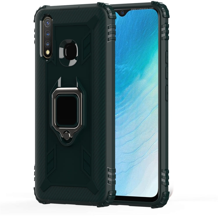 Carbon Fiber Protective Case with 360 Degree Rotating Ring Holder, For OPPO A9 (2020), For OPPO Realme 5 Pro, For OPPO Realme 5, For OPPO Realme XT, For Xiaomi Mi CC9 Pro / Note 10, For Xiaomi Redmi Note 8T, For Xiaomi Redmi 8, For Xiaomi Redmi Note 8 ...