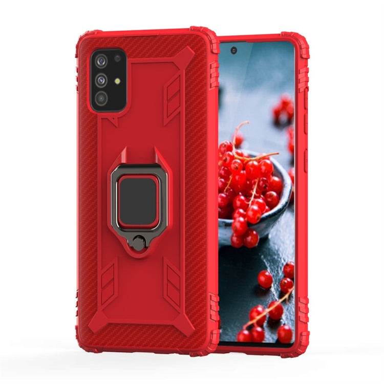 Carbon Fiber Protective Case with 360 Degree Rotating Ring Holder, For OPPO A9 (2020), For OPPO Realme 5 Pro, For OPPO Realme 5, For OPPO Realme XT, For Xiaomi Mi CC9 Pro / Note 10, For Xiaomi Redmi Note 8T, For Xiaomi Redmi 8, For Xiaomi Redmi Note 8 ...
