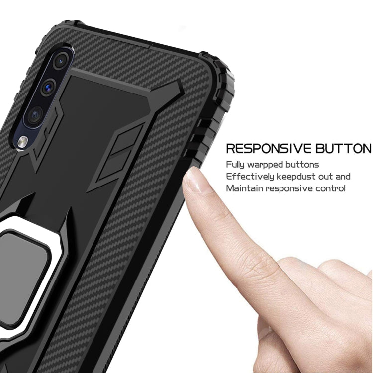 Carbon Fiber Protective Case with 360 Degree Rotating Ring Holder, For Galaxy A90 5G, For Galaxy M30s, For Galaxy S20+, For Galaxy S20, For Galaxy S20 Ultra, For Galaxy Note 10+, For Galaxy Note 10, For Galaxy S10e, For Galaxy S10+, For Galaxy S10