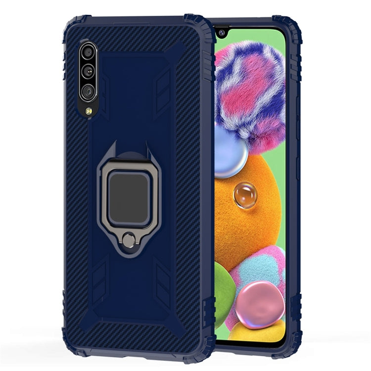 Carbon Fiber Protective Case with 360 Degree Rotating Ring Holder, For Galaxy A90 5G, For Galaxy M30s, For Galaxy S20+, For Galaxy S20, For Galaxy S20 Ultra, For Galaxy Note 10+, For Galaxy Note 10, For Galaxy S10e, For Galaxy S10+, For Galaxy S10