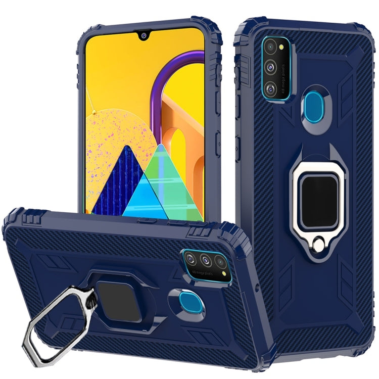 Carbon Fiber Protective Case with 360 Degree Rotating Ring Holder, For Galaxy A90 5G, For Galaxy M30s, For Galaxy S20+, For Galaxy S20, For Galaxy S20 Ultra, For Galaxy Note 10+, For Galaxy Note 10, For Galaxy S10e, For Galaxy S10+, For Galaxy S10